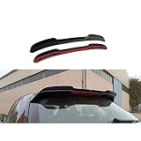 Motordrome A/487 Alerón de Techo (Tapa de poiler) Compatible con Audi A3 (8V) S-Line/S3 Hatchback/Sportback 2012-2016 (ABS Negro Brillante)