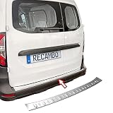 RECAMBO Protector de parachoques de acero inoxidable cromado apto para Nissan Townstar BJ a partir de 2022 – Protección contra arañazos, contorno perfecto, acero inoxidable, base de cinta adhesiva