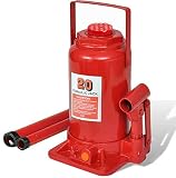 JOMAFA Gato hidraulico de Botella 20 toneladas 20000 kg homologacion CE | Gato de botella para levantar coches, furgonetas y vehiculos industriales. Para cambios de ruedas, trabajos en direccion, etc