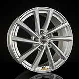 4x Llantas Borbet V 7.0x17 ET54 5x112 crystal silver compatible con VW Golf Jetta