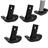 Patines de Esquí para Andador 4 Piezas Recambio Fundas para Andadores