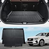 ECOZEN Alfombrilla Maletero 3D para Volvo XC60 2018-2026 TPE Alfombrilla de Goma para Maletero Impermeable Antideslizante Borde Alto Todo Clima Alfombrilla Maletero para Volvo XC60