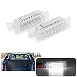 Luz LED del compartimiento del equipaje de la lámpara de cortesía para Fiat 500 500X 500L Panda Punto Evo Grande Bravo Doblo Croma Stilo 6000K Blanco Canbus Interior Arranque Lámpara Guantera Luz
