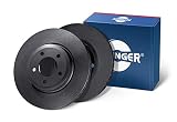 ROTINGER Discos de freno delanteros recubiertos, macizos, Ø 227 mm, juego de 2, para Fiat 124/Uno/131, Seat Marbella/Terra/Ibiza, Lancia Delta/Y10, Autobianchi Y10/A 112, FSO Polonez/125P – RT 1021-GL