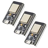 QIQIAZI para ESP-32 ESP, para ESP-32 ESP-32S Tipo C, 2,4 GHz, WiFi + Bluetooth, módulo de Modo Dual con Chip CP2102 para Arduino IDE（3PCS