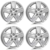 4x Llantas Rial Transporter 6.0Jx15 ET68 5x118 polar-silber compatible con FIAT Ducato