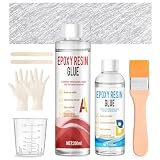 Kit Fibra de Vidrio y Resina, Kit Reparación fibra de Vidrio | Resina Epoxi + 1m² Fibras de Vidrio de 300g, Reparación y Laminació Carrocerías, Embarcaciones,TuberíasTabla de Surf