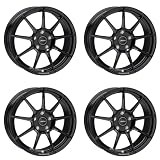 4 llantas Autec CLUBRACING 7,5 x 17 ET40 5 x 114,3 Negro compatible con Honda HR-V Civic ZR-V Honda e