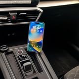 Soporte de teléfono magnético para Seat Leon y Cupra Formentor 2020-2024 | Ajuste perfecto para la consola central (Vorfacelift), compatible con smartphones equipados con MagSafe