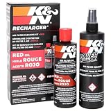 Limpiador filtro de aire K&N 99-5050, Limpiador de 355 ml + Botella de aceite de 237 ml