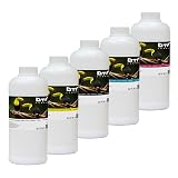 DTF-FRANCE - Lote de 5 recambios de tinta DTF - 1 litro (Negra/Blanca/Amarillo/Cian/Magenta)
