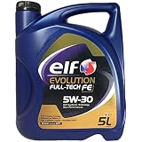 Elf - Aceite de motor Evolution Full-Tech 5W-30, 5 litros, con fórmula Fuel Economy