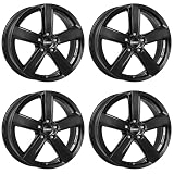 4x Dezent llantas TU black 7.5Jx18 ET38 5x112