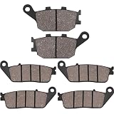 Cnornus Pastillas de Freno Delanteras y Traseras para Honda CB 600 F Hornet 600 2000-2012 CBF600 2004-2006 CBR 600 F 1995-1998 CBF1000 Non ABS 2006-2015