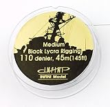 Medium rigging (0.121 mm diameter black)