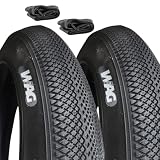 2 neumáticos 20 x 4.0 + cámaras de aire par neumáticos Slick Fat Bike E-Bike ruedas 20'
